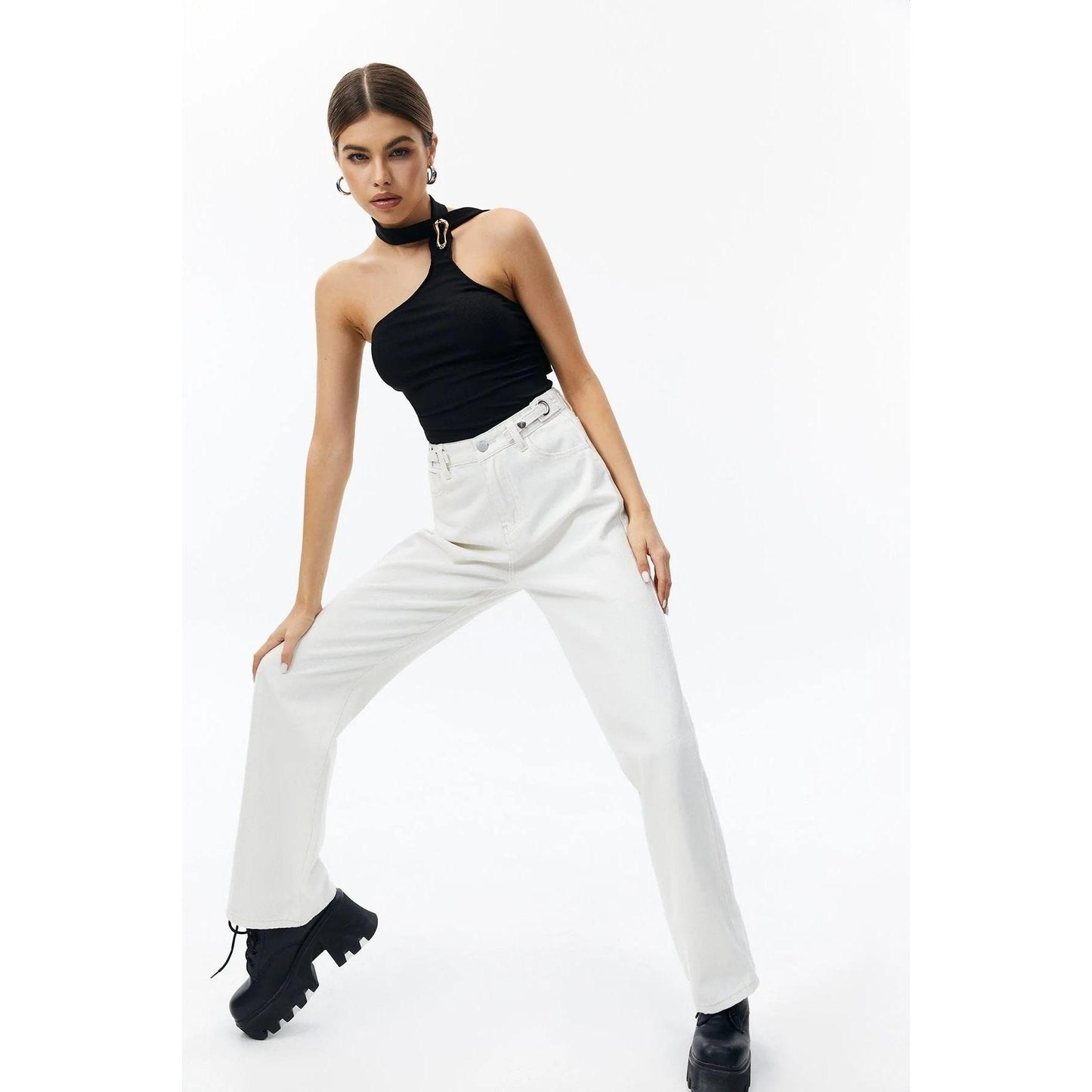 Summer New Camisole, Fashion Pure Desire, Love Rhinestone Hanging Neck Vest