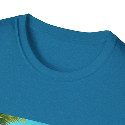 Tropical Flamingo T-Shirt, Unisex Summer Tee, Beach Vibes Apparel, Vacation Wear, Gift for Nature Lovers, Casual Style, Fun Tee