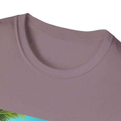 Tropical Flamingo T-Shirt, Unisex Summer Tee, Beach Vibes Apparel, Vacation Wear, Gift for Nature Lovers, Casual Style, Fun Tee