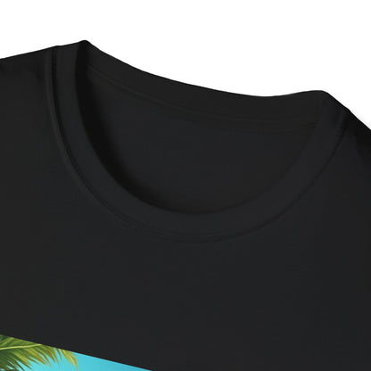 Tropical Flamingo T-Shirt, Unisex Summer Tee, Beach Vibes Apparel, Vacation Wear, Gift for Nature Lovers, Casual Style, Fun Tee