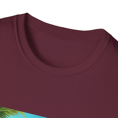Tropical Flamingo T-Shirt, Unisex Summer Tee, Beach Vibes Apparel, Vacation Wear, Gift for Nature Lovers, Casual Style, Fun Tee