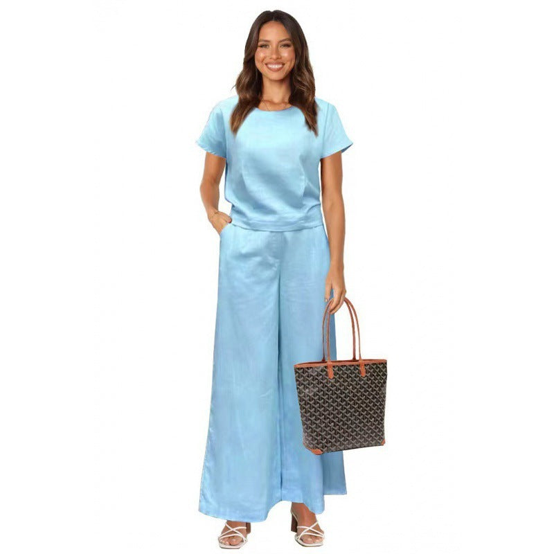 Kelly Short-sleeved Two-piece Set