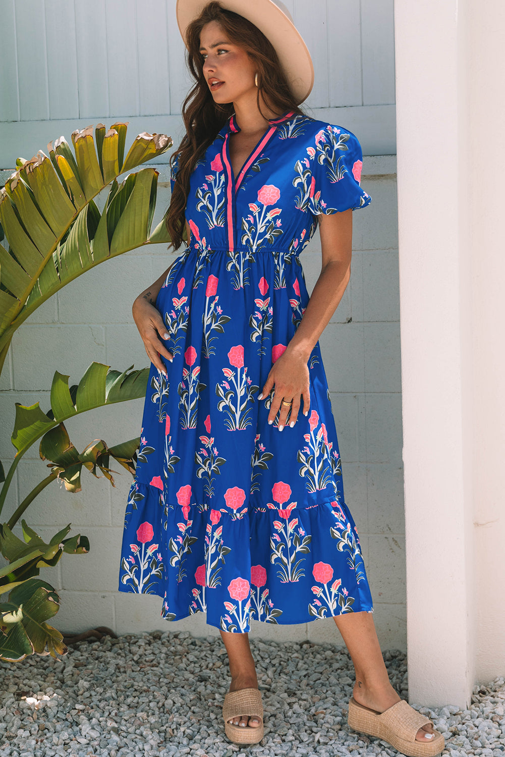 Blue Bloom Dress