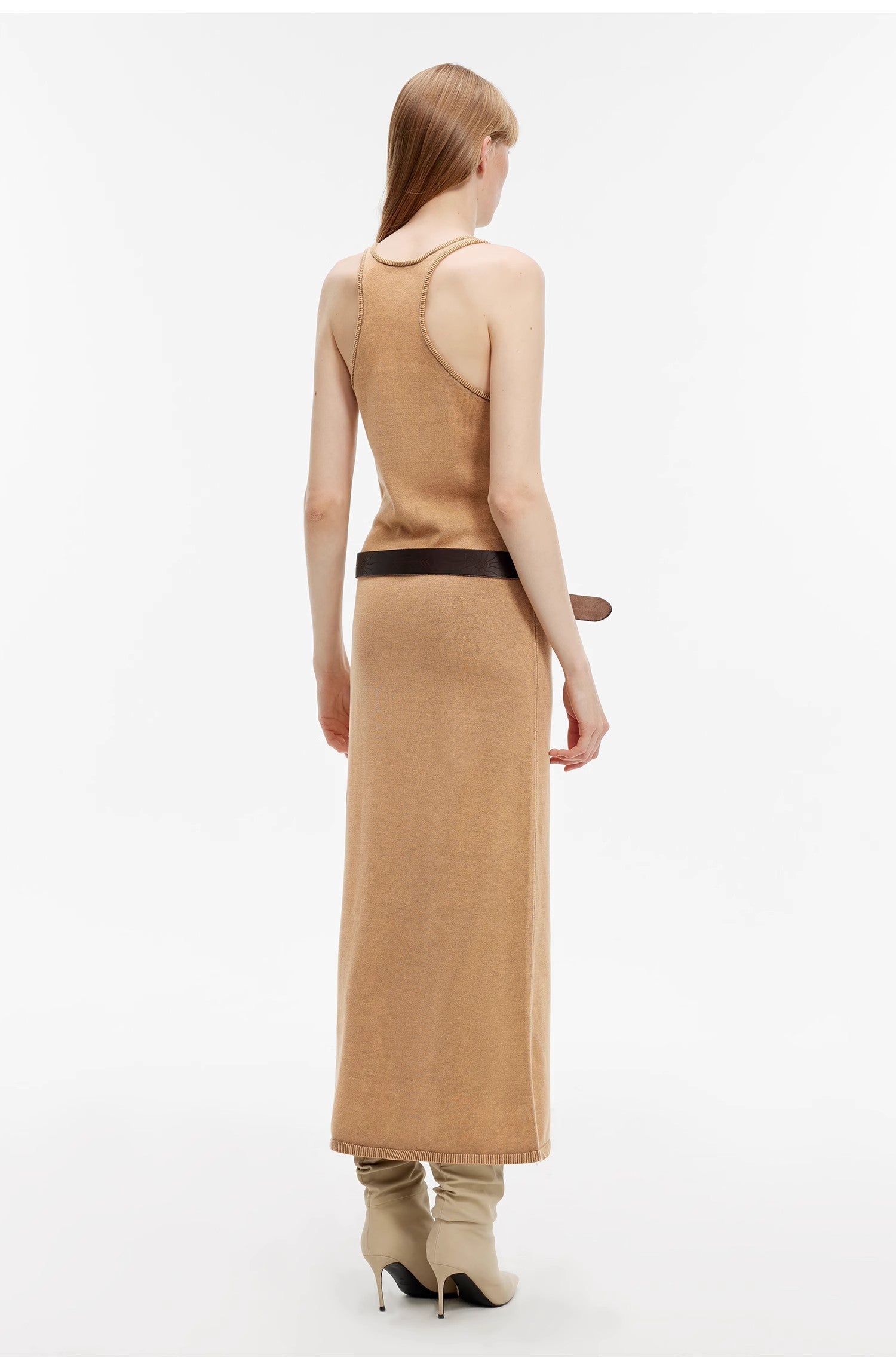 Cool Girl Vacation Dress - Luxury Brand Exclusive Ferment-Washed Distressed Vest Dress (Copy)