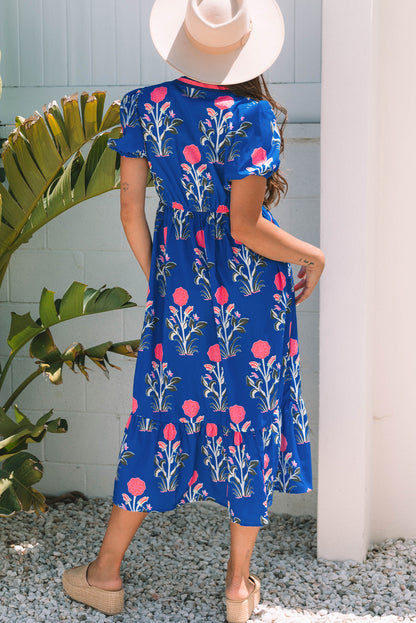 Blue Bloom Dress