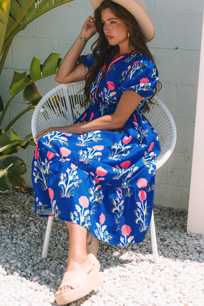 Blue Bloom Dress