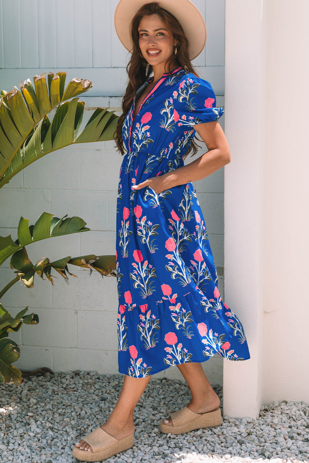 Blue Bloom Dress