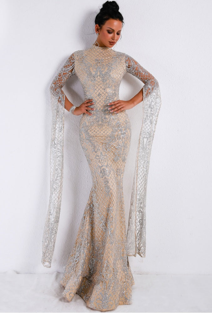 High Neck Evening Gown (Copy)