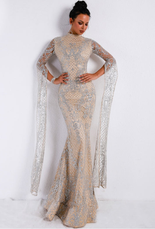 High Neck Evening Gown (Copy)