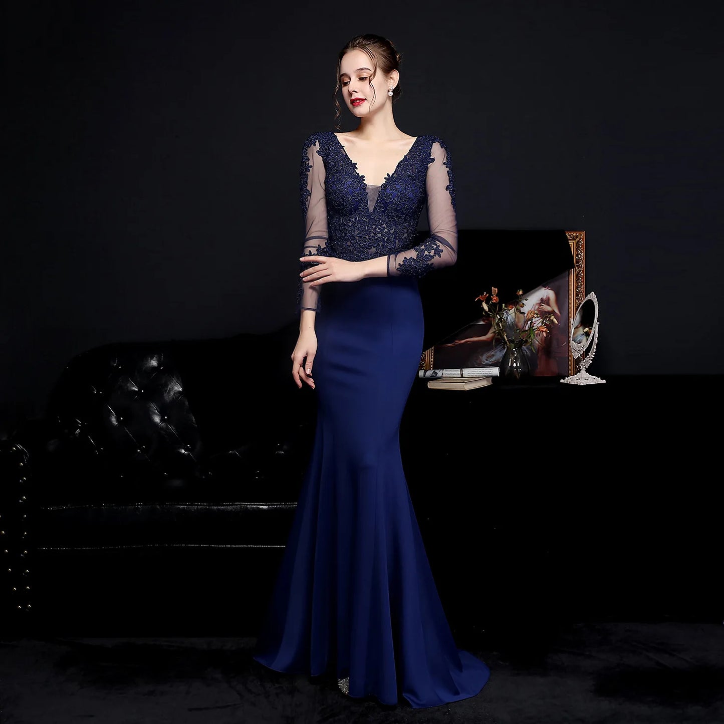 Collette Evening Dresses | V-Neck Wedding Party Dresses