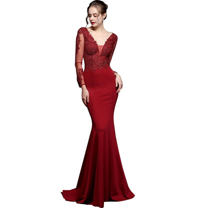 Collette Evening Dresses | V-Neck Wedding Party Dresses