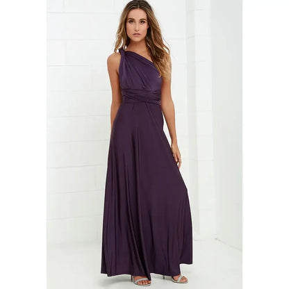 Ashleigh Wrap Maxi Party Dress | Long Cocktail Dress for Lounging