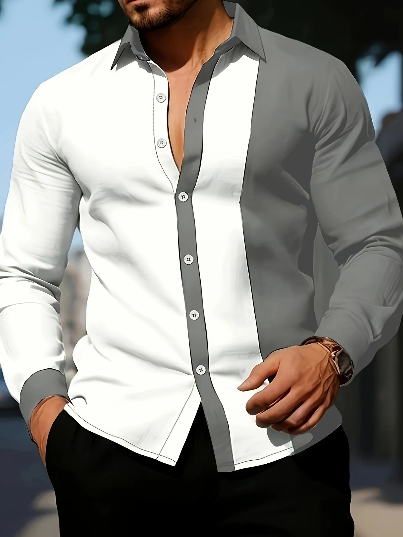 Hamilton Business Casual Shirt for Men
