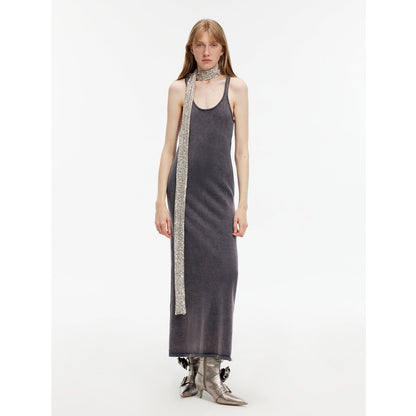 Cool Girl Vacation Dress - Luxury Brand Exclusive Ferment-Washed Distressed Vest Dress (Copy)