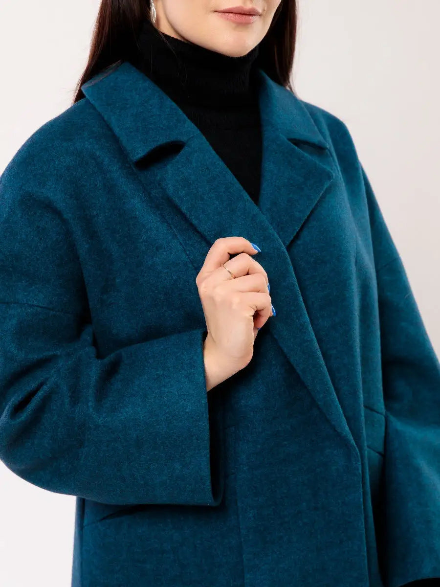 Long Wool Coat With Pockets For Women