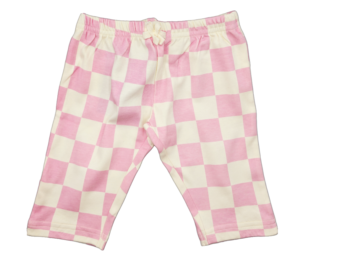 3-piece Pink Checks Set-3